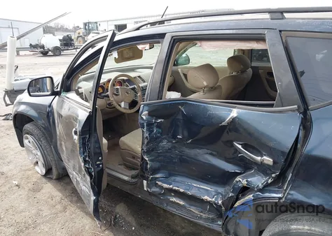 2004 Nissan Murano Sl из США, поврежденный, VIN JN8AZ08T14W217380